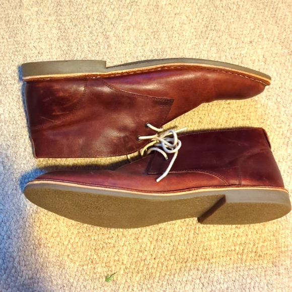 Mens Michael Shannon Radcliffe leather chukka boots size 12 new - Picture 2 of 7